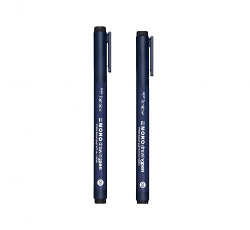 TOMBOW MONO drawing pen, Fineliner schwarz