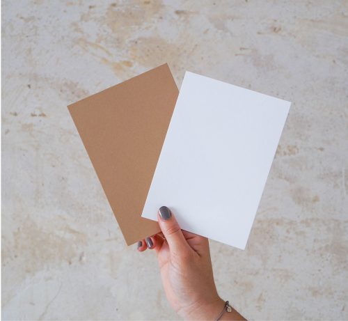 Blanko Karten DIN B6 - verschiedene Farben