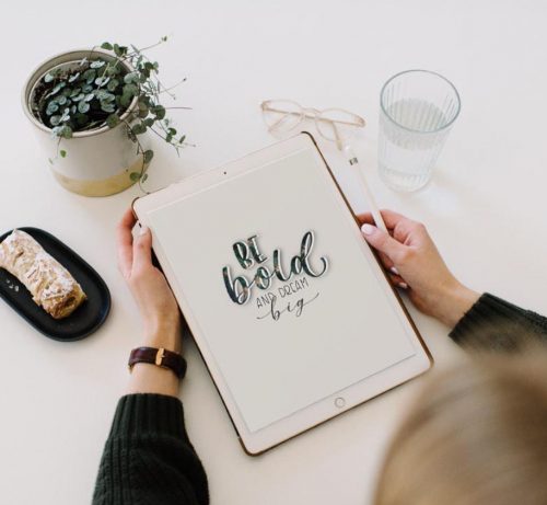 Procreate Lettering - Workshopaufzeichnung