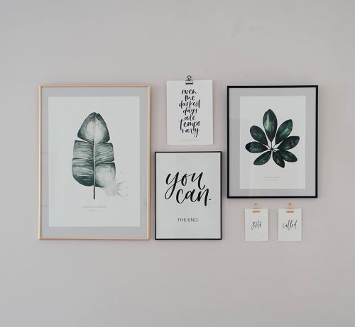 Lettering zum Ausdrucken