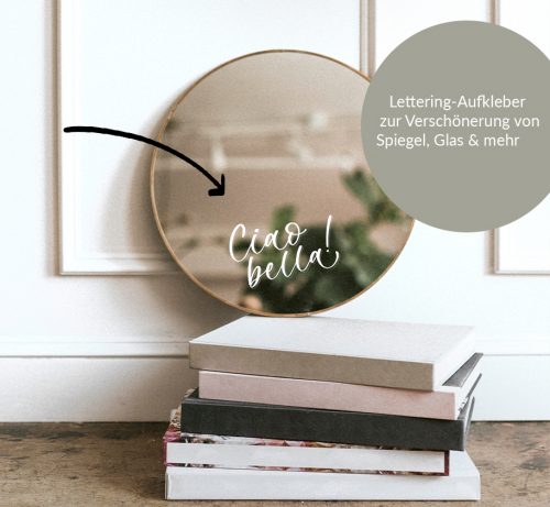 Aufkleber ciao bella