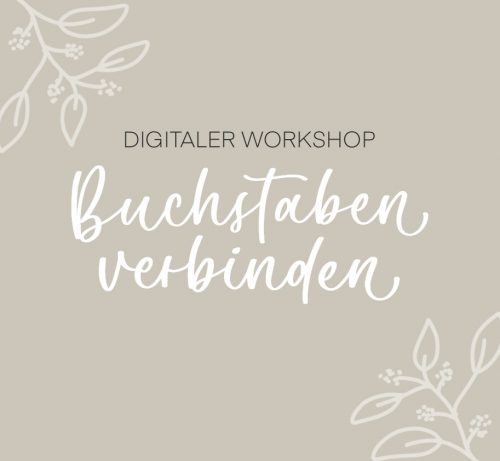 handletteringkurs buchstaben verbinden
