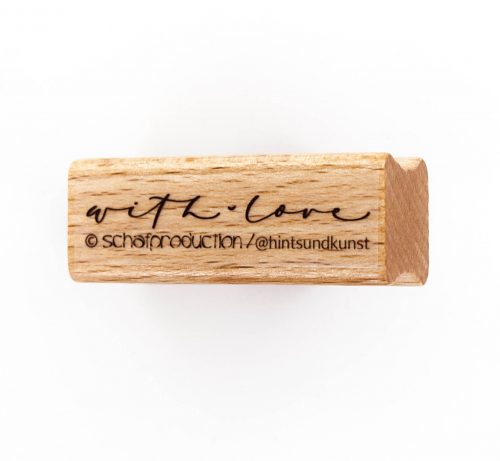 Stempel "with love"