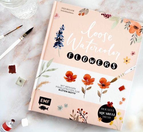 Buch Loose Watercolor - Flowers